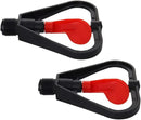 MroMax Butterfly Rotating Sprinkler, 1/2BSPF Thread Plastic Micro Atomizing Nozzle for Garden Irrigation, 2Pcs (Black,Red) by GreenHaven Gardens
