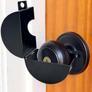 Door Knob Lockout Device with Password Lock and Key Lock Prevents Operating The Knob Cover to Disable Faucet Valve Spigot Dementia Door Locks for Elderly (Silver) by TinyTreasures Baby Boutique