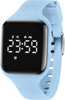 Kids Watches for Girls Boys Digital Sport Watch with Step Counter Pedometer Vibration Alarm Clock, No App Waterproof Fitness Tracker Kids Watch Boys Girls Teens Students Ages 5-16 by TinyTreasures Baby Boutique