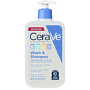CeraVe Baby Wash & Shampoo, 2-in-1 Tear-Free for Skin Hair Fragrance, Paraben, Dye, Phthalates Sulfate Free Bath, Soap with Vitamin E 16 Ounce by TinyTreasures Baby Boutique