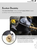 Original Hand Hoe with Hanging Loop & Mini Homi Made by Korean Master Blacksmith Seok NOH-KI (Standard Plus Mini) by GreenHaven Gardens