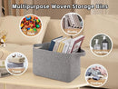 OIAHOMY Storage Basket, Woven Baskets for Storage, Cotton Rope Basket for toys,Towel Baskets for Bathroom - Pack of 3, Light Grey by TinyTreasures Baby Boutique