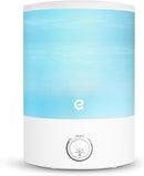 Esemoil Humidifiers for Bedroom, 2.5L Cool Mist Ultrasonic Air Humidifier with Top Fill & Quiet, 360° Nozzle, BPA Free, 25 Hour Diffuser with 8 Color Light & Auto Shut-off for Home Baby Nursery Plants by TinyTreasures Baby Boutique