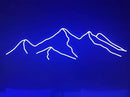 Ulalaza LED Decorative Lights USB Mountains Sunrise Sunset Led Neon Signs Home Decoration Wall Art Holiday Gift Brightness Adjustable 16.5''x9.5'' by CozyNest Decor