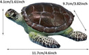 Small Turtle Figurine Sea Turtle Figurine Little Resin Turtle for Garden Decor Sea Turtle Figure Outdoor Outside Pond Ornaments Decorations Mini Statue Valentine's Day Gifts Brown by GreenHaven Gardens