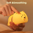 Cute Puppy Night Light for Baby Kids - Rechargeable Touch Control Night Light with 3 Brightness, Warm Light, Timer & Soft Silicone - Nursery Bedroom by TinyTreasures Baby Boutique