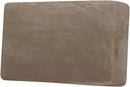 H.VERSAILTEX Velvet Stretch Individual Cushion Cover Plush Cushion Slipcover for Loveseat Sofa Furniture Protector Seat Cushion Sofa Cover (1 Piece Loveseat Cushion Cover, Mocha) by CozyNest Decor
