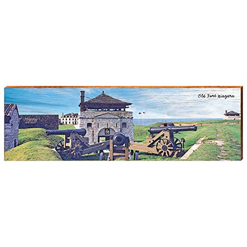 Old Fort Niagara Home Decor Art Print on Real Wood