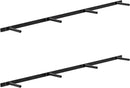 Hidden Shelf Brackets ， Floating Shelf Bracket ( Additional Brackets -NO Kits) 53 Inch -2 Pcs by CozyNest Decor