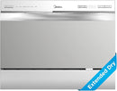 Midea MDC22P2ASS Countertop, Portable Place Settings & 6+2 Washing Cycles. Energy Star Dishwasher, Dish Washer for Dorm, RV& Apartment, Sliver, Silver by TinyTreasures Baby Boutique