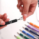 Ballpoint Pen with Stylus Tip, Soft Touch Click Pen, 2 in 1 Metal Pens, Medium Point(Black refills - 20 pcs)… by TinyTreasures Baby Boutique