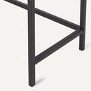 Amazon Basics Rectangular Console Table with Storage Shelf, Steel Frame, 39x31x11.8 in, Black by CozyNest Decor
