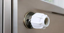 Enjoy Cover |Door Handle Grip Doorstop Knob Stopper Cover, Set of 2 Door Knob Grips for Arthritis & Seniors,Universal Size Wall Protector (White) by TinyTreasures Baby Boutique