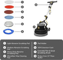 Prolux PLC15 15" Loaded Heavy Duty Single Pad Commercial Polisher Floor Buffer Machine Scrubber Loaded by Prolux Cleaners