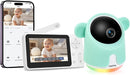 Baby Monitor with Camera and Audio, 1080P Baby Camera Monitor WiFi Smartphone App Control Night Vision 4.3” Screen 2-Way Talk Temperature & Humidity Sensor Lullabies Motion & Cry Detection iOS/Android by TinyTreasures Baby Boutique