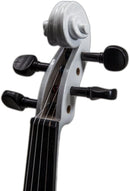 SKY Full Size VN202 Wood White Violin Beautiful Purfling with Brazilwood Bow and Lightweight Case by TinyTreasures Baby Boutique
