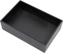 Bamboo Drawer Organizer - Kitchen Utensil Organizer Silverware Tray Cutlery Holder，Office Desk Supplies and Accessories,8.9 * 5.9 * 2.6inch,Black by CozyNest Decor