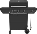 Nexgrill 3-Burner Propane Gas Grill with Side Burner, 52,000BTUs, 418 SQ. In. Cooking Space, BBQ Grill with Durable Steel Lid & Control Panel for Outdoor Cooking, Patios, and More - 720-0925S by GreenHaven Gardens
