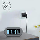 DreamSky Alarm Clocks for Bedrooms, Auto Set Digital Desk Clock for Bedside Nightstand, Electric Clock with Dimmable Brightness Dimmer, Auto DST, USB Port, Date, Temperature, Snooze by CozyNest Decor