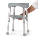 Medline Durable Aluminum Frame, Round Swivel Shower Stool, Gray, Supports up to 300lbs. by TinyTreasures Baby Boutique