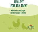 Manna Pro Mealworms Poultry Treat - High Protein, 100% Natural, 10oz by GreenHaven Gardens