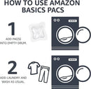 Amazon Basics Laundry Detergent Pacs, Hypoallergenic, Free & Clear, 120 Count (New Packaging) by CozyNest Decor
