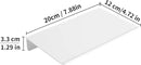 JOOM Metal Floating Shelf - Floating Shelf, Bathroom Shelf, Display Shelves for Wall Storage (White, 8Inch) by CozyNest Decor