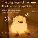 ATSUI Night Light for Kids, Squishy Duck Design, 3 Level Dimmable, Silicone Construction by TinyTreasures Baby Boutique