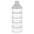 Accmor Formula Dispenser On The Go, 5 Compartments Stackable Formula Container for Travel, Baby Milk Powder Kids Snack Container, BPA Free by TinyTreasures Baby Boutique