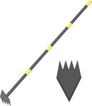 Dual Headed Hoe Garden Tool, Hoe Cultivator Gardening Tool, 17-59" Adjustable Long Handle Heavy Duty Scuffle Hoe with Rake Tiller Cultivator for Weeding, Digging, Loosening Soil, Sowing by GreenHaven Gardens