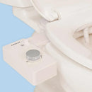 TUSHY Classic 3.0 Bidet Seat Attachment - A Non-Electric Self Cleaning Water Sprayer with Adjustable Water Pressure Nozzle, Angle Control & Easy Home Installation (Biscuit/Platinum) by CozyNest Decor