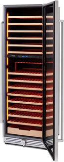THOR Kitchen Freestanding 24-Inch Dual Zone Wine Cooler in Stainless Steel - Model TWC2403DI by CozyNest Decor