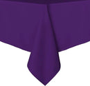 sancua Rectangle Tablecloth - 70 x 120 Inch - Stain and Wrinkle Resistant Washable Polyester Table Cloth, Decorative Fabric Table Cover for Dining Tables, Buffet Parties and Camping, Purple by CozyNest Decor