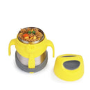 b.box Insulated Food Jar with Spork for Toddlers | Easy Open Container for Toddlers | Stainless Steel, 5hrs + of Perfect temperatures | Dishwasher Safe, BPA Free (Lemon Sherbet, 11 oz) by TinyTreasures Baby Boutique