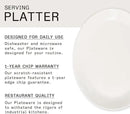 Made In Cookware - Serving Platter - White - Porcelain England by CozyNest Decor