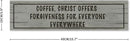 Generic Wood Sign Coffee Offers Forgiveness for Everyone Everywhere Rustic Wooden Hanging Sign Home Farmhouse Kitchen Wall Decor 16 x 4 Inch by CozyNest Decor
