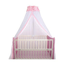 CdyBox Breathable Crib Netting Bed Curtains Canopy for Kids Mosquito Net Bedroom Decor (Pink, Mosquito net) by TinyTreasures Baby Boutique