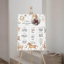 Generic Personalized First Rodeo Milestone Sign, Cowboy 1St Birthday Photo Milestone Poster, Wild West First Birthday Board, Design 015 by TinyTreasures Baby Boutique