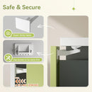 SAFELON 12 Pcs Baby Safety Cabinet Locks Childproof Drawer Locks with Screws, Kids Latch for Drawers and Cabinets, Works with Most Cabinets and Drawers. by TinyTreasures Baby Boutique