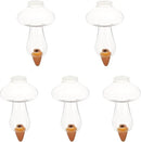 Yardwe 5PCS Plant Watering Globes, 300ML Self-Watering Bulb Mushroom Shape Watering Bulb Plant Waterer Stakes for Indoor Outdoor Plants by GreenHaven Gardens
