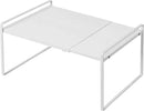 Nxconsu Expandable Cabinet Shelf Organizer Riser for Kitchen Pantry Cupboard Under Sink Countertop Home Storage Organization Rack Space Saver Freestanding Heavy Duty Nonslip Stackable White X Large by CozyNest Decor