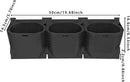 Self Watering Wall Planter | 36 Pots Vertical Garden Planter for Indoor Plants | wall-Mounted Stackable Wall planter | Hanging Plant Flower Pot Holder | 10.56 Fl Oz Each Individual Pot | Black by CozyNest Decor