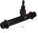 Wytino Fertilizer Injector Tube, Irrigation Venturi Fertilizer Injector 1/2" 3/4” 1” Inch Garden Fertilizer Mixer Injector, Agriculture Device Plastic, Black(1/2 inch) by GreenHaven Gardens