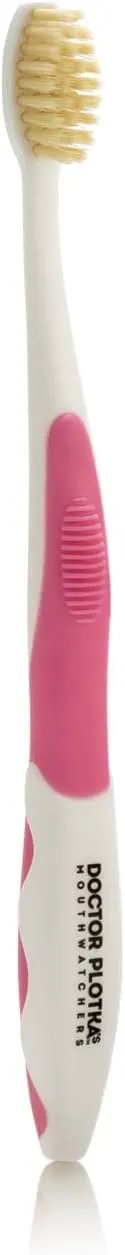 MOUTHWATCHERS Soft Flossing Toothbrushes for Kids, Pink, Ultra Clean Manual Toothbrush for Sensitive Teeth & Gums, by Dr. Plotka by CozyNest Decor