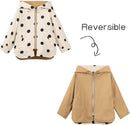 Mud Kingdom Cute Girls Hooded Jacket Reversible Full Zipper Outerwear by TinyTreasures Baby Boutique