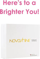 Novashine Professional Teeth Whitening Kit: Advanced Blue LED Light, Concentrated Peroxide Gel, Smartphone Adapter, Travel Bag by CozyNest Decor