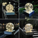 Solar Post Lights - Outdoor Post Cap Light for Fence Deck or Patio Garden Decoration Solar Powered Caps, LED Lighting, Lamp Fits 4x4 in - Warm White 4 Pack by GreenHaven Gardens