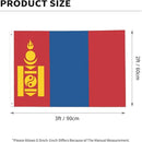 Mongolia Mongolian Flag Garden Yard House 2x3 ft Flags Double Sided Print Banner Indoor Outdoor Party Home Decorations for Boat Dorm House Balcony by GreenHaven Gardens
