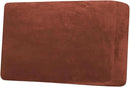 H.VERSAILTEX Velvet Stretch Individual Couch Cushion Cover Plush Slipcover for Loveseat Sofa Furniture Protector Seat Cover (1 Piece Loveseat Cushion Cover, Rust) by CozyNest Decor
