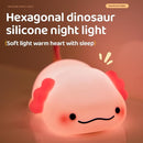 ATSUI Axolotl Night Light, LED Squishy Novelty Animal Lamp, Food Grade Silicone, 3 Level Dimmable, Breastfeeding Nursery Nightlight for Room Decor, Funny Gifts Stuff for Boys Girls Baby Children by TinyTreasures Baby Boutique